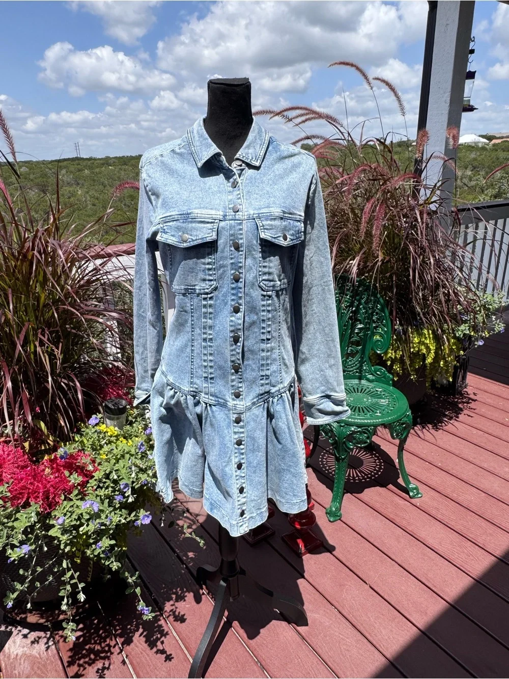 free people roadhouse denim dress Free People Roadhouse Mini Dress